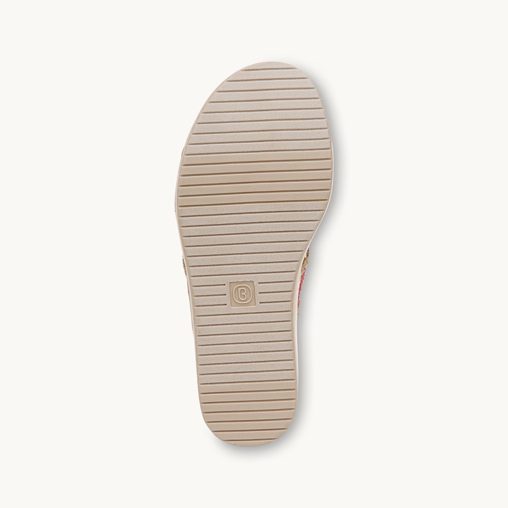 LifeStride Resort Wedge Sandal - Coral Beach Gore Fabric