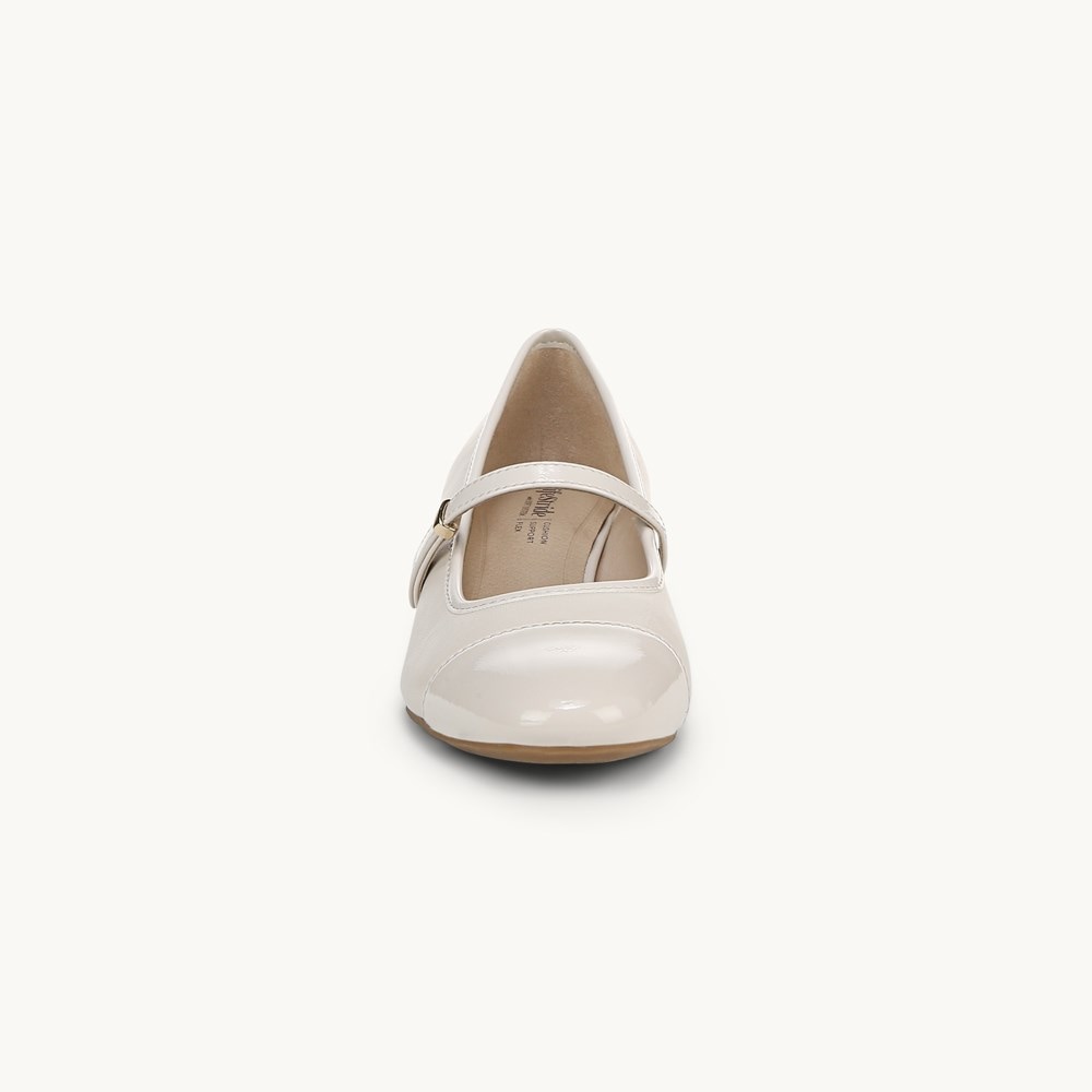 LifeStride Brooke Mary Jane - Bone Faux Leather