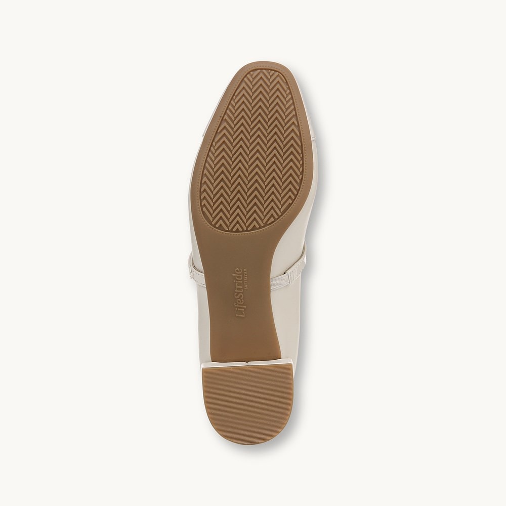LifeStride Brooke Mary Jane - Bone Faux Leather
