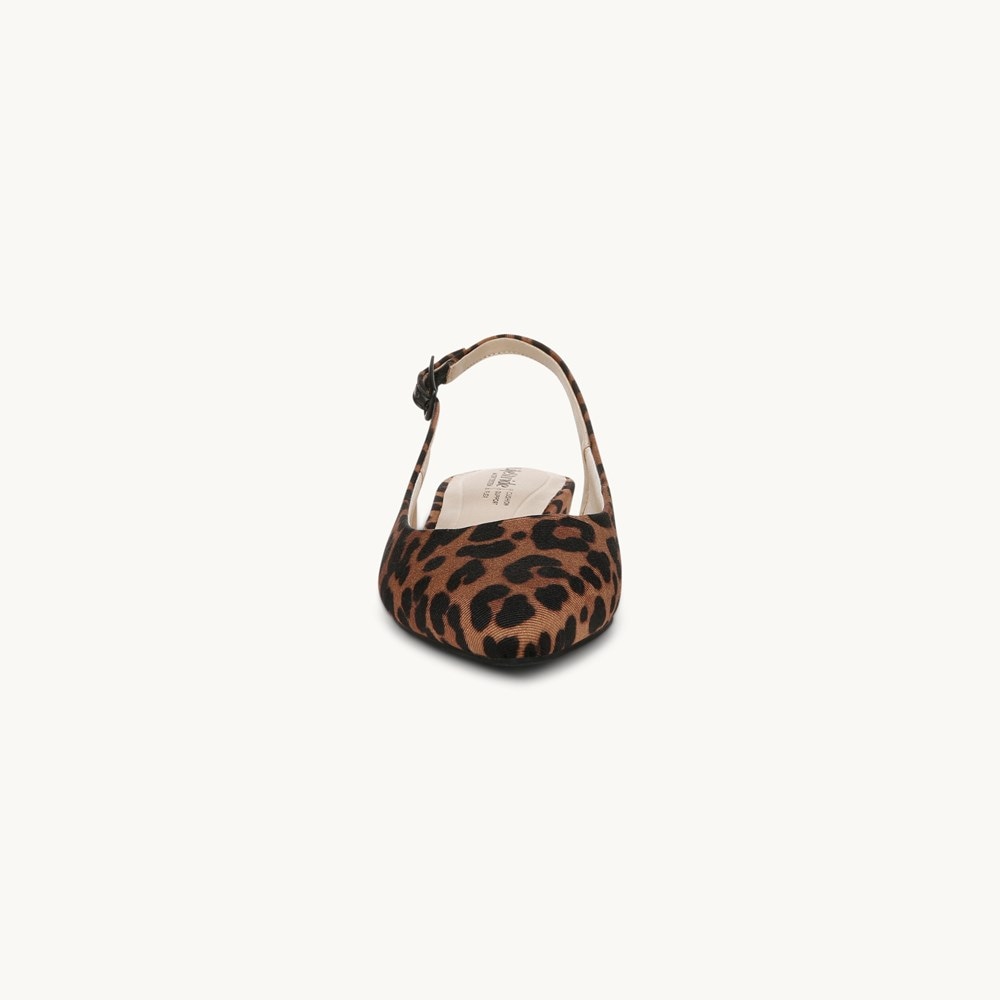 LifeStride Percy Slingback Flat - Brown Multi Fabric