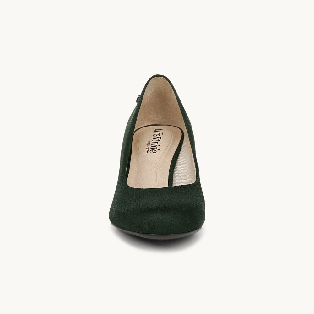 LifeStride Parigi Pump - Tartan Green Faux Leather