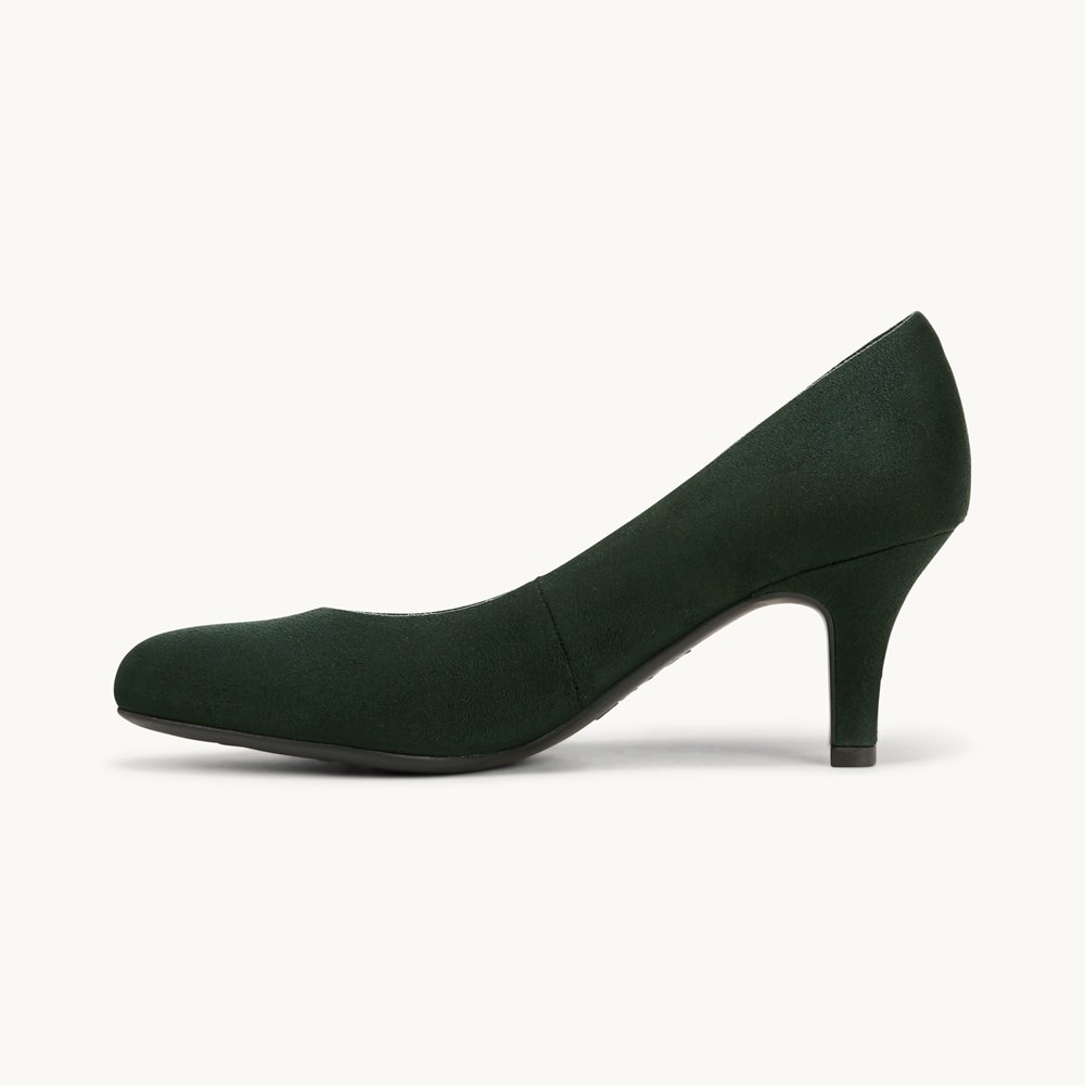 LifeStride Parigi Pump - Tartan Green Faux Leather
