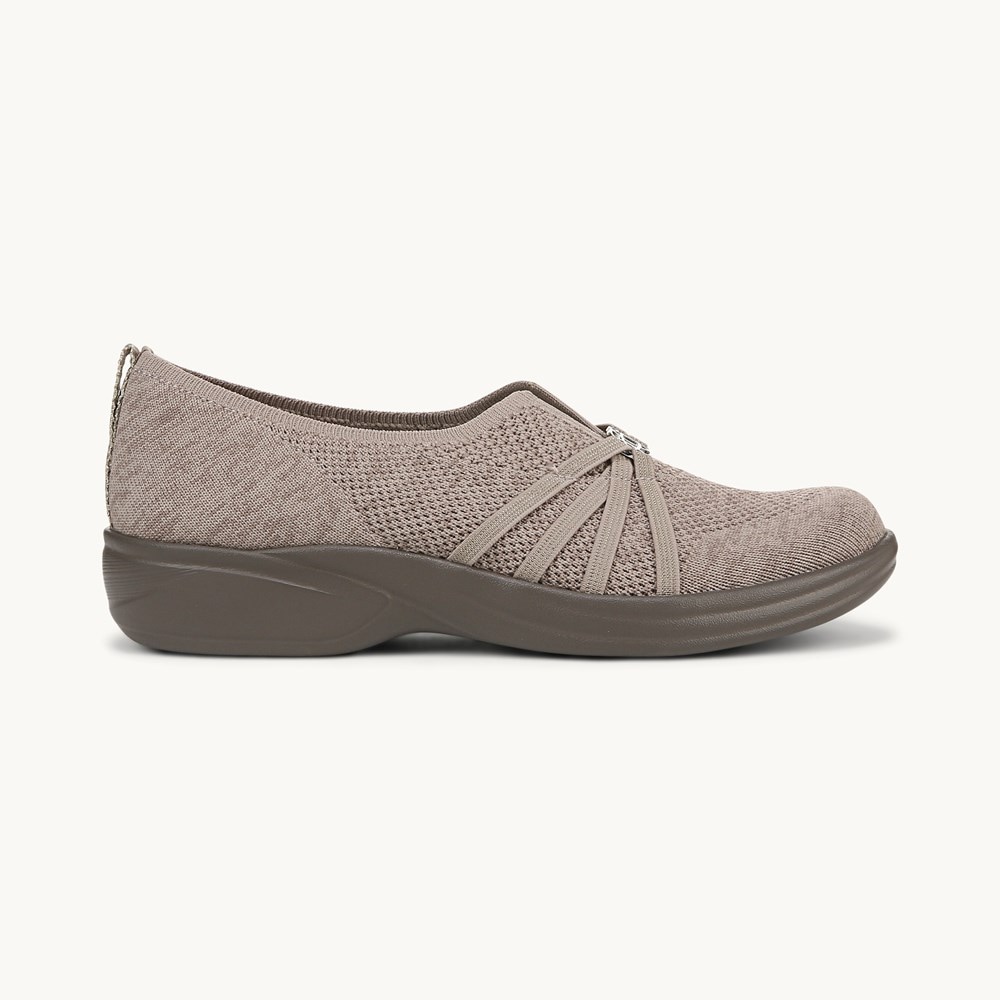 LifeStride Niche Slip On - Simply Taupe Knit Fabric