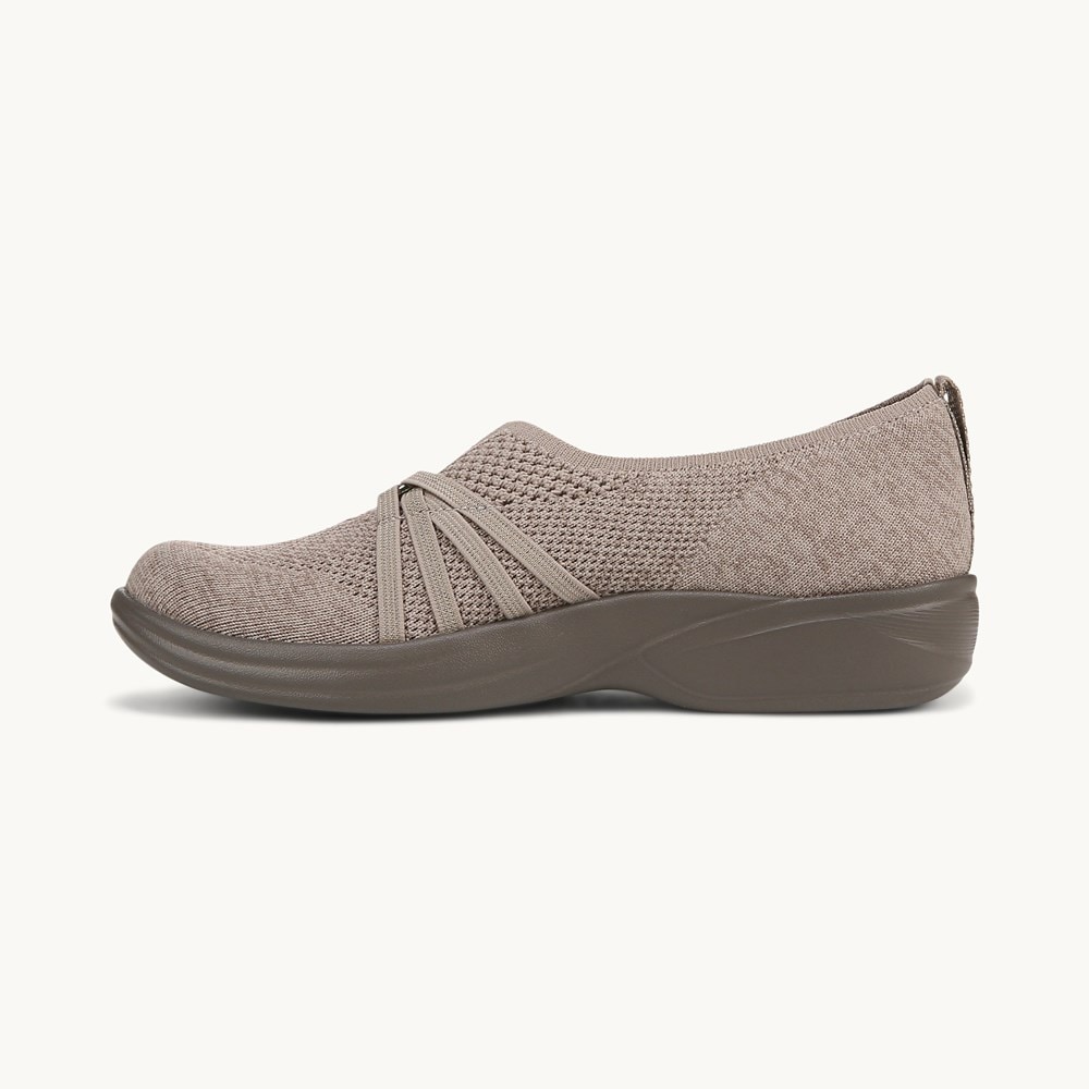 LifeStride Niche Slip On - Simply Taupe Knit Fabric