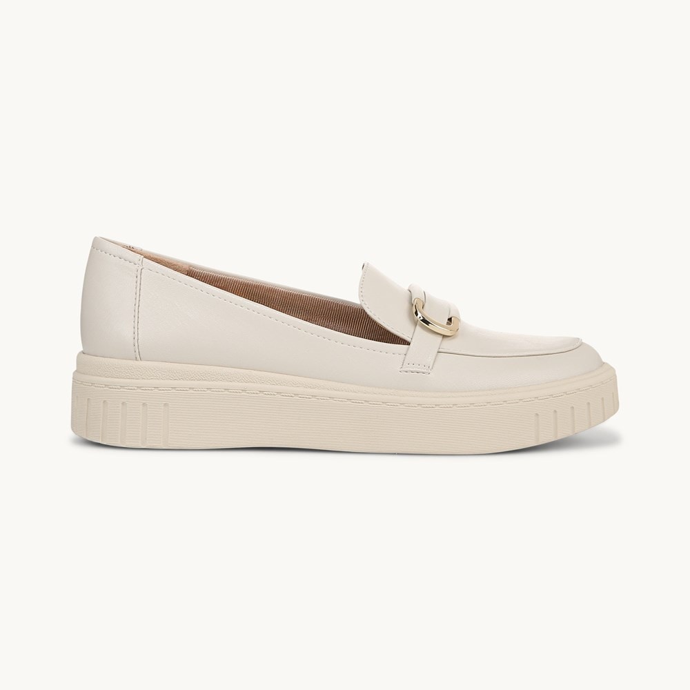 LifeStride Geneva Bit Loafer - Bone Faux Leather