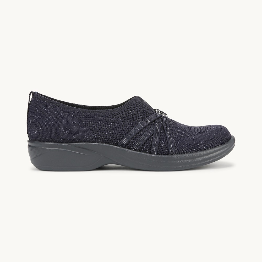 LifeStride Niche Slip On - Navy Blazer Knit Fabric