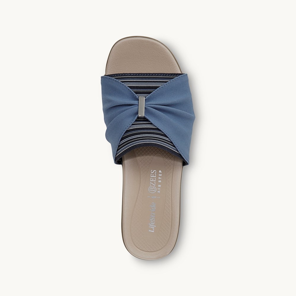 LifeStride Paradise Sandal - Elemental Blue Jersey Fabric
