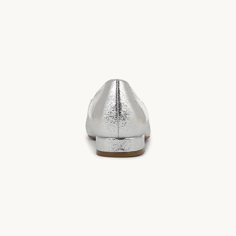 LifeStride Celine Ballet Flat - Silver Faux Leather