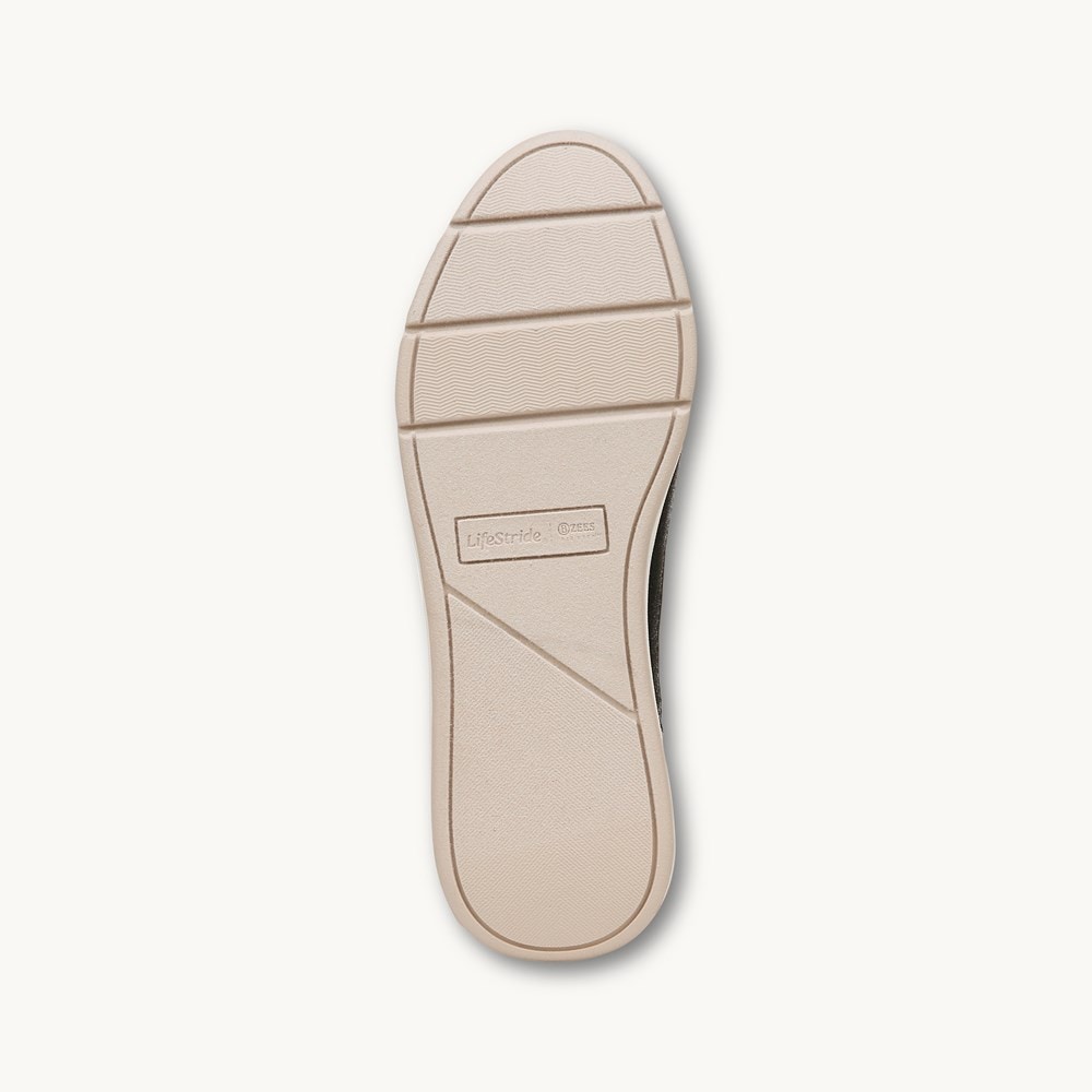 LifeStride Recover Sneaker - Black Stretch Fabric