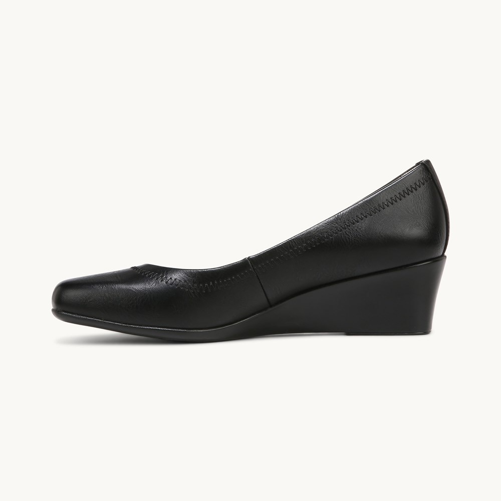 LifeStride Groovy Wedge Slip On - Black
