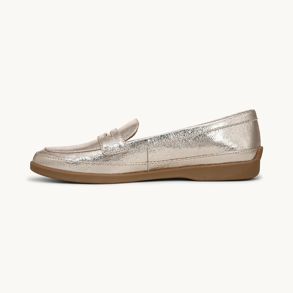 LifeStride Malta Loafer - Platino Gold Faux Leather