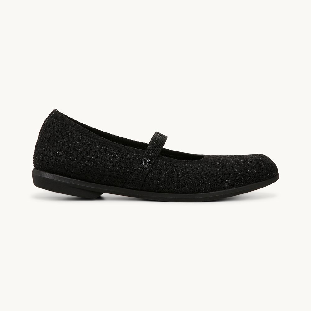 LifeStride Keynote Mary Jane Flat - Black Fabric