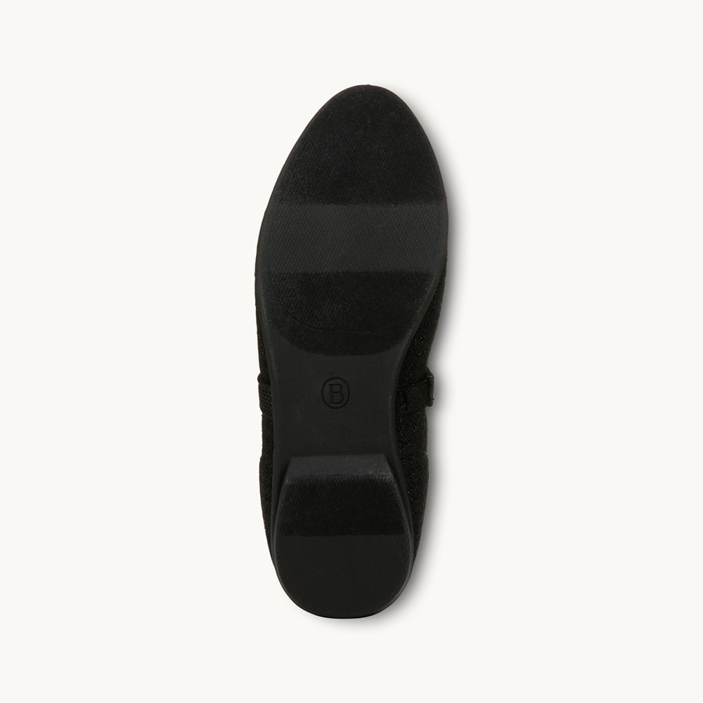 LifeStride Keynote Mary Jane Flat - Black Fabric