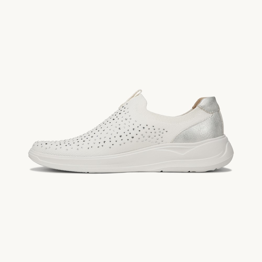 LifeStride Twilight Slip On - White Fabric