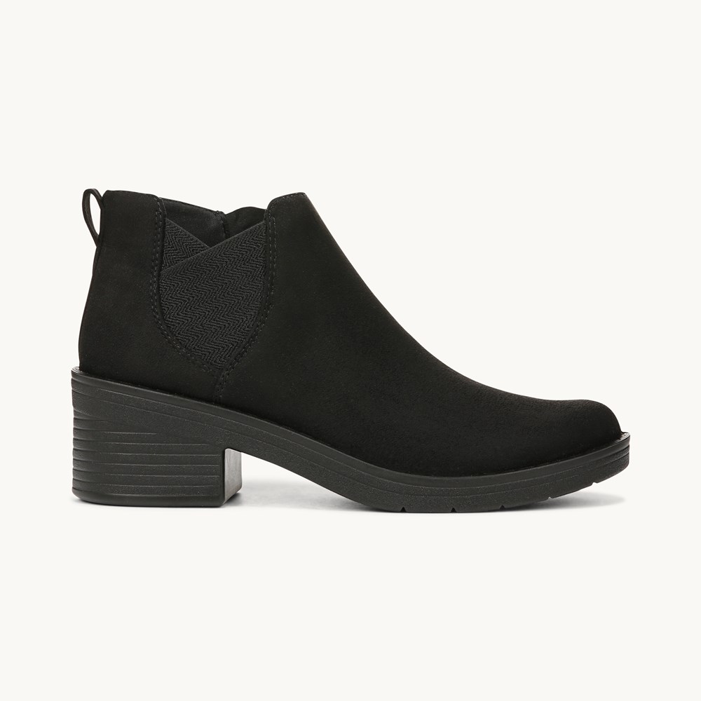 LifeStride Ontario Ankle Bootie - Black Fabric