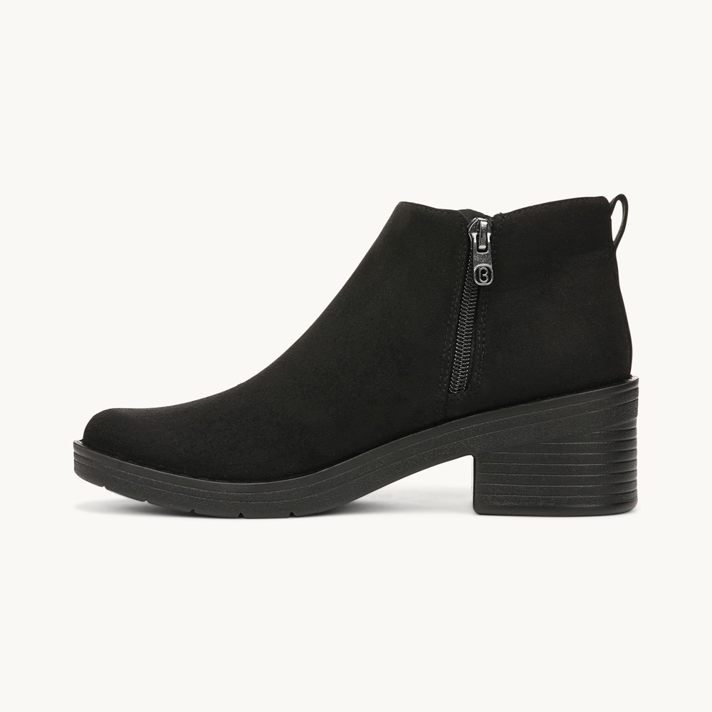 LifeStride Ontario Ankle Bootie - Black Fabric