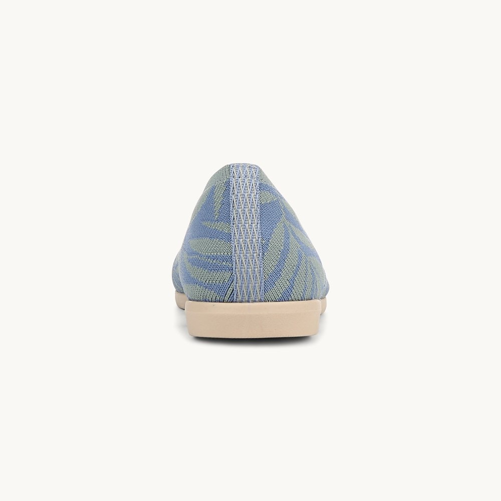 LifeStride Kit 2 Ballet Flat - Elemental Blue Knit Fabric