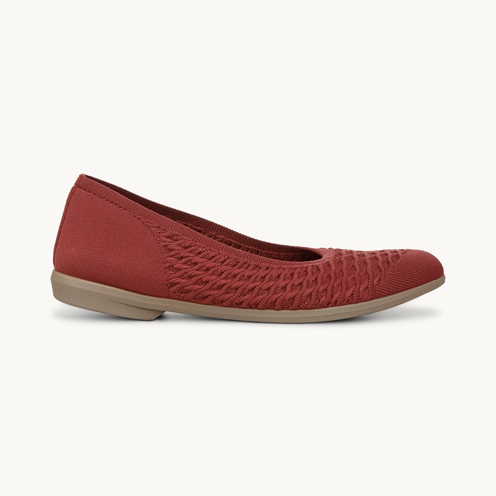 LifeStride Khloe Slip On - Sangria Cable Knit