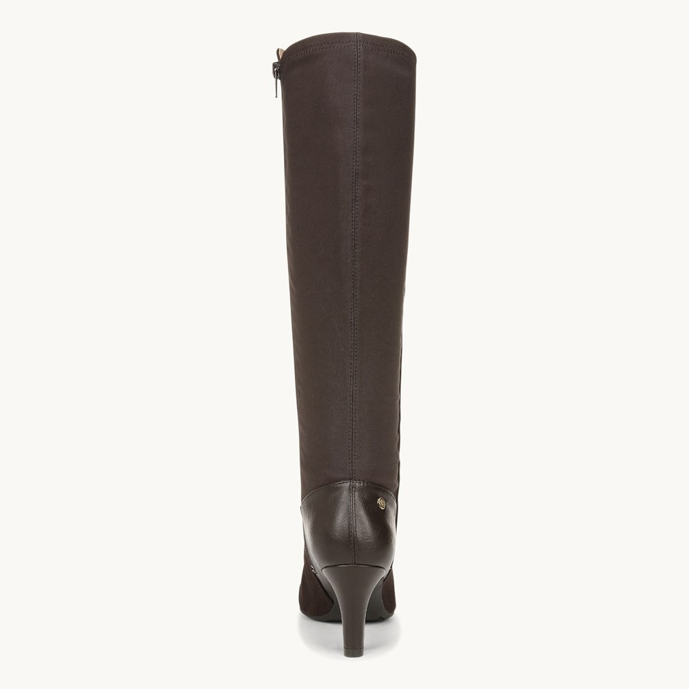LifeStride Gracie Wide Calf Boot - Brown Fabric