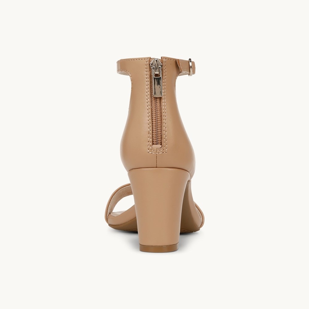 LifeStride Florence Dress Sandal - Camel Tan Faux Leather