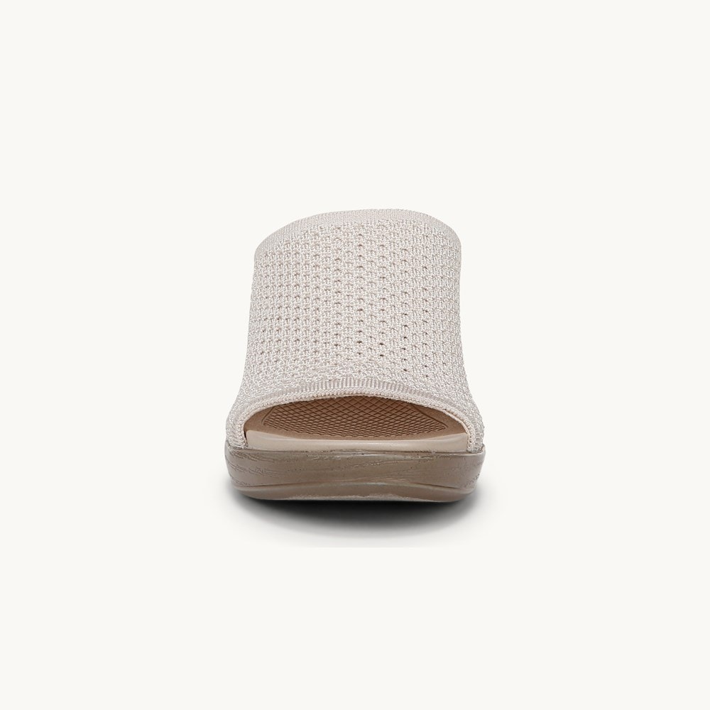 LifeStride Ella Block Heel Sandal - Eggnog Fabric