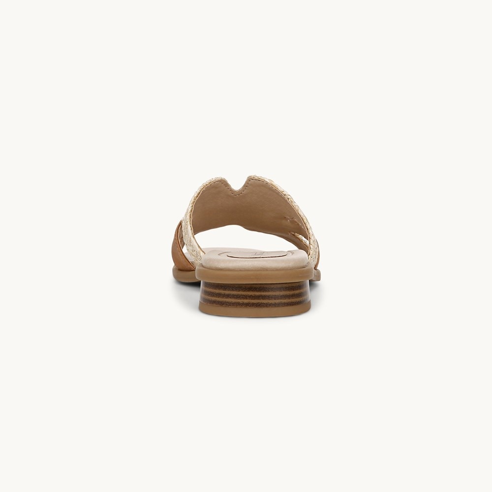 LifeStride Royalty Bit Sandal - Natural Faux Leather