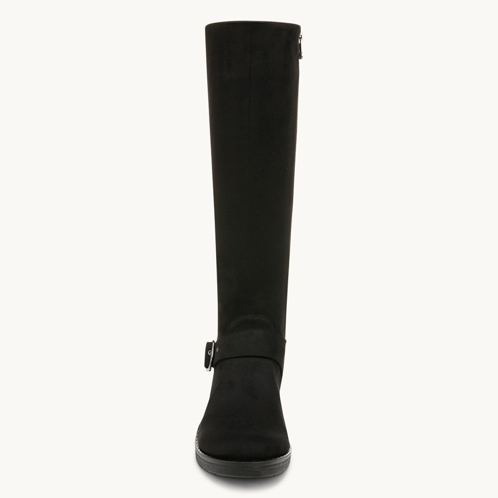 LifeStride Olympia Knee High Boot - Black Stretch Fabric