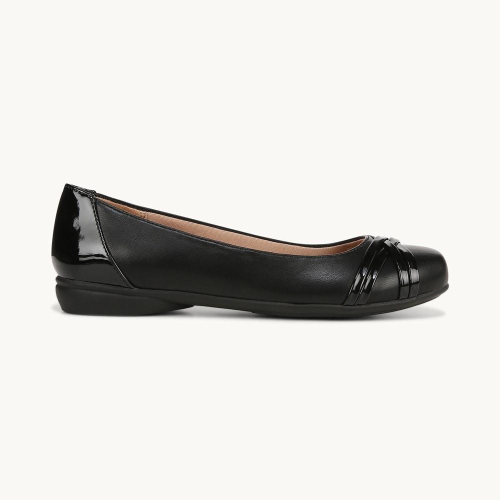 LifeStride Aliza Flat - Black/Black Patent
