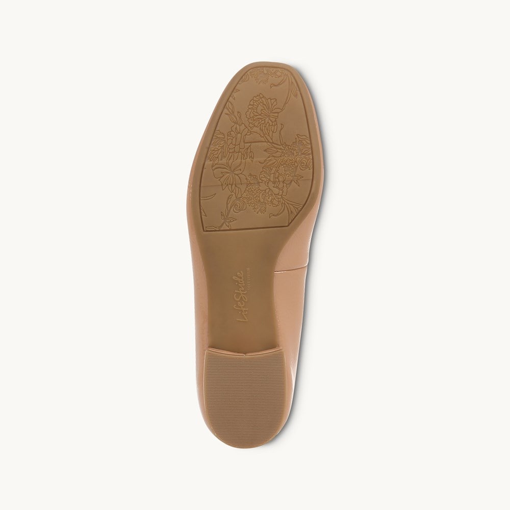 LifeStride Cameo Flat - Desert Nude Faux Leather