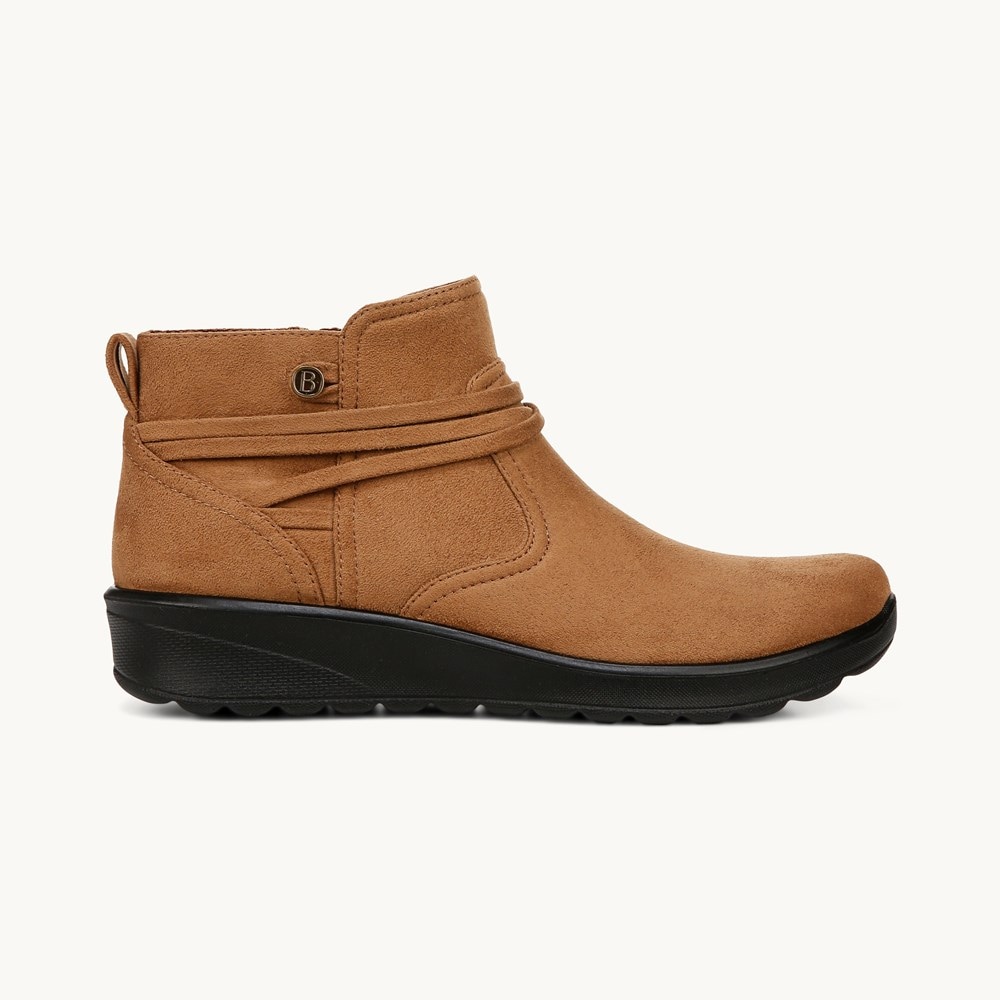 LifeStride Guest Ankle Bootie - Whiskey Fabric