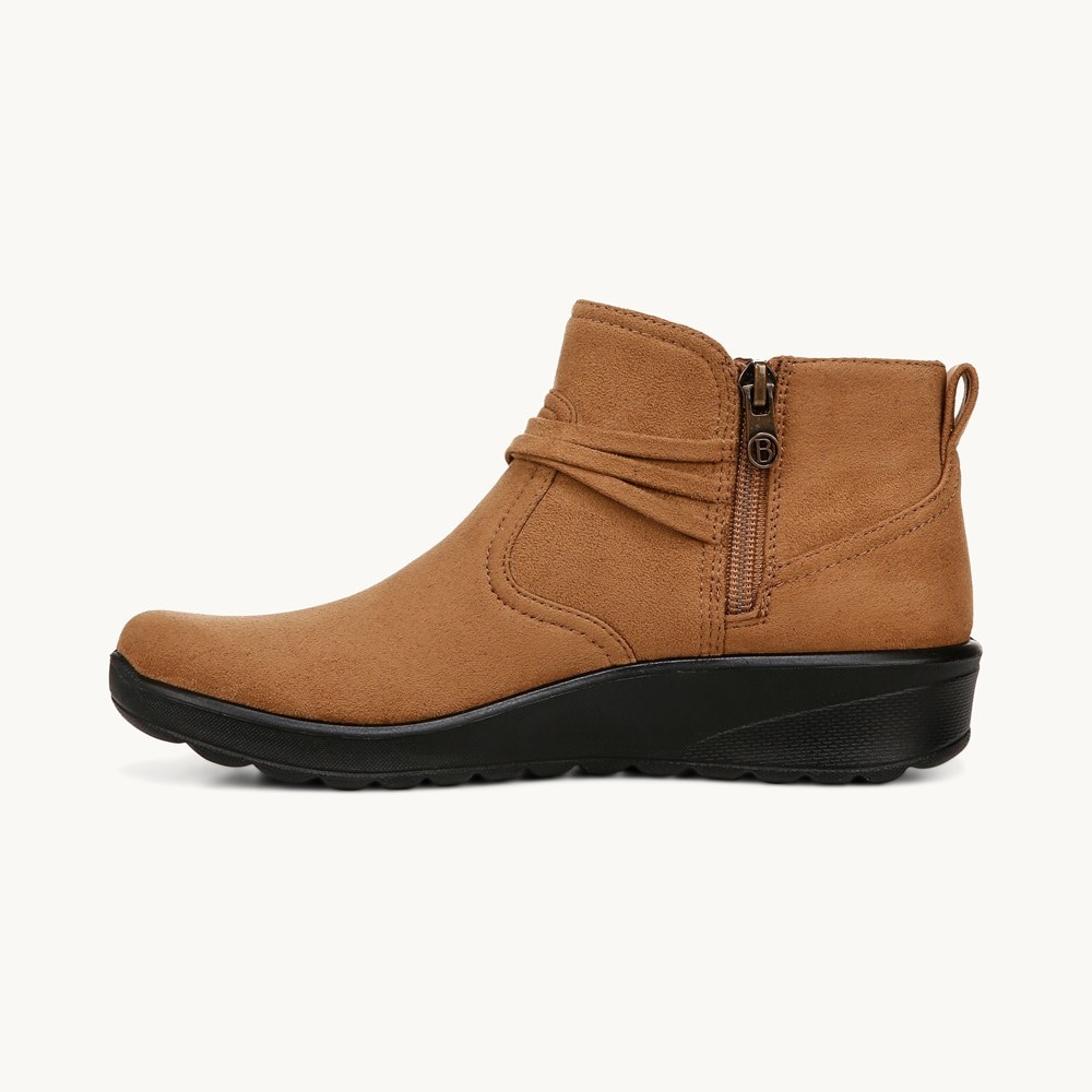 LifeStride Guest Ankle Bootie - Whiskey Fabric