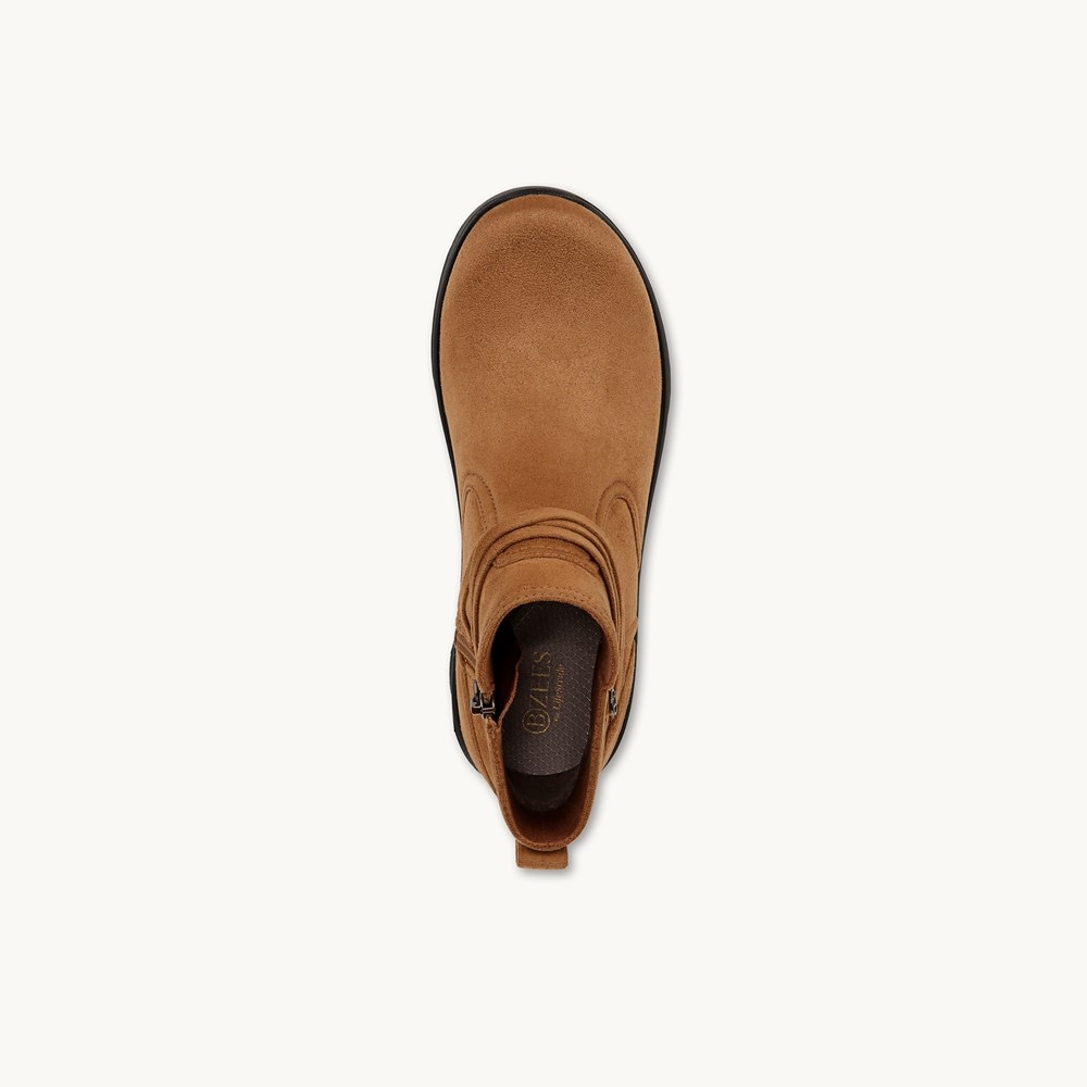 LifeStride Guest Ankle Bootie - Whiskey Fabric