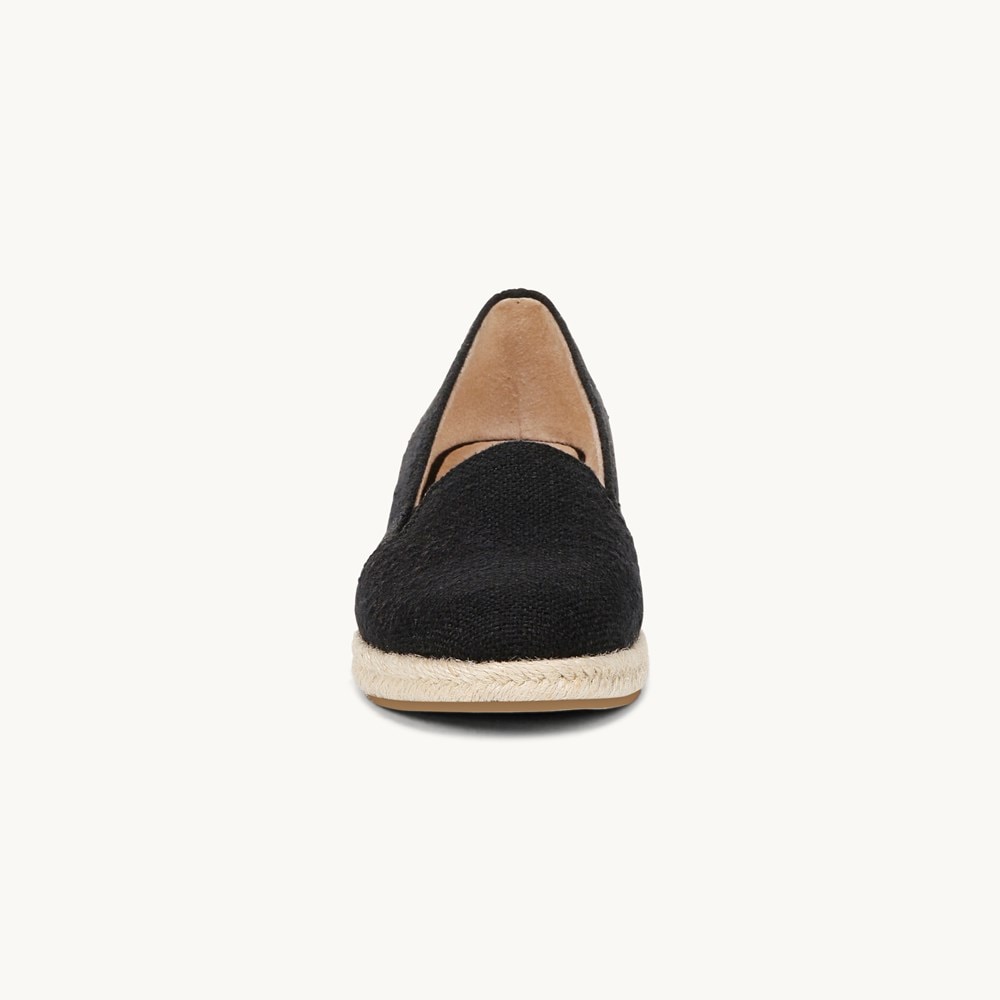 LifeStride Kamilla Wedge Slip On - Black Fabric