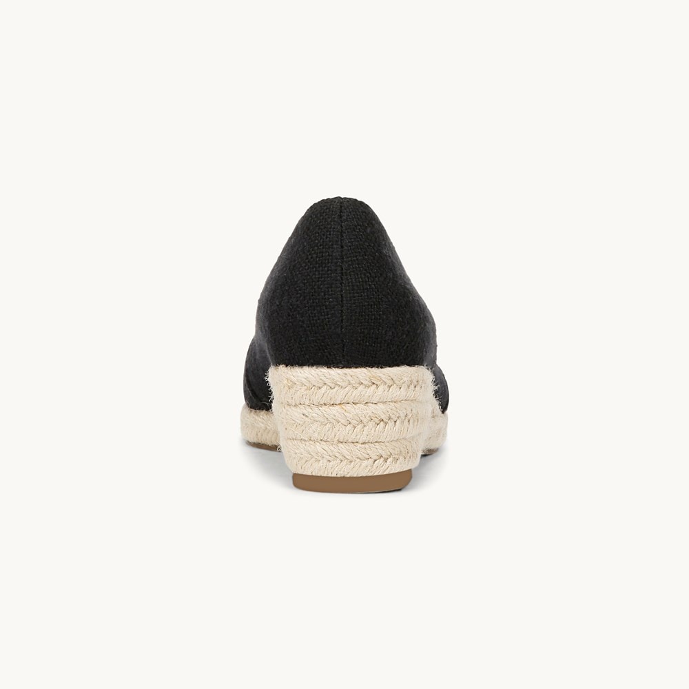 LifeStride Kamilla Wedge Slip On - Black Fabric