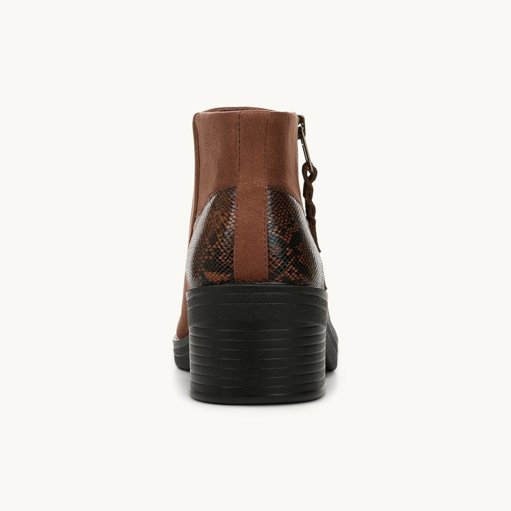 LifeStride Outgoing Ankle Bootie - Mustang Stretch Microfiber