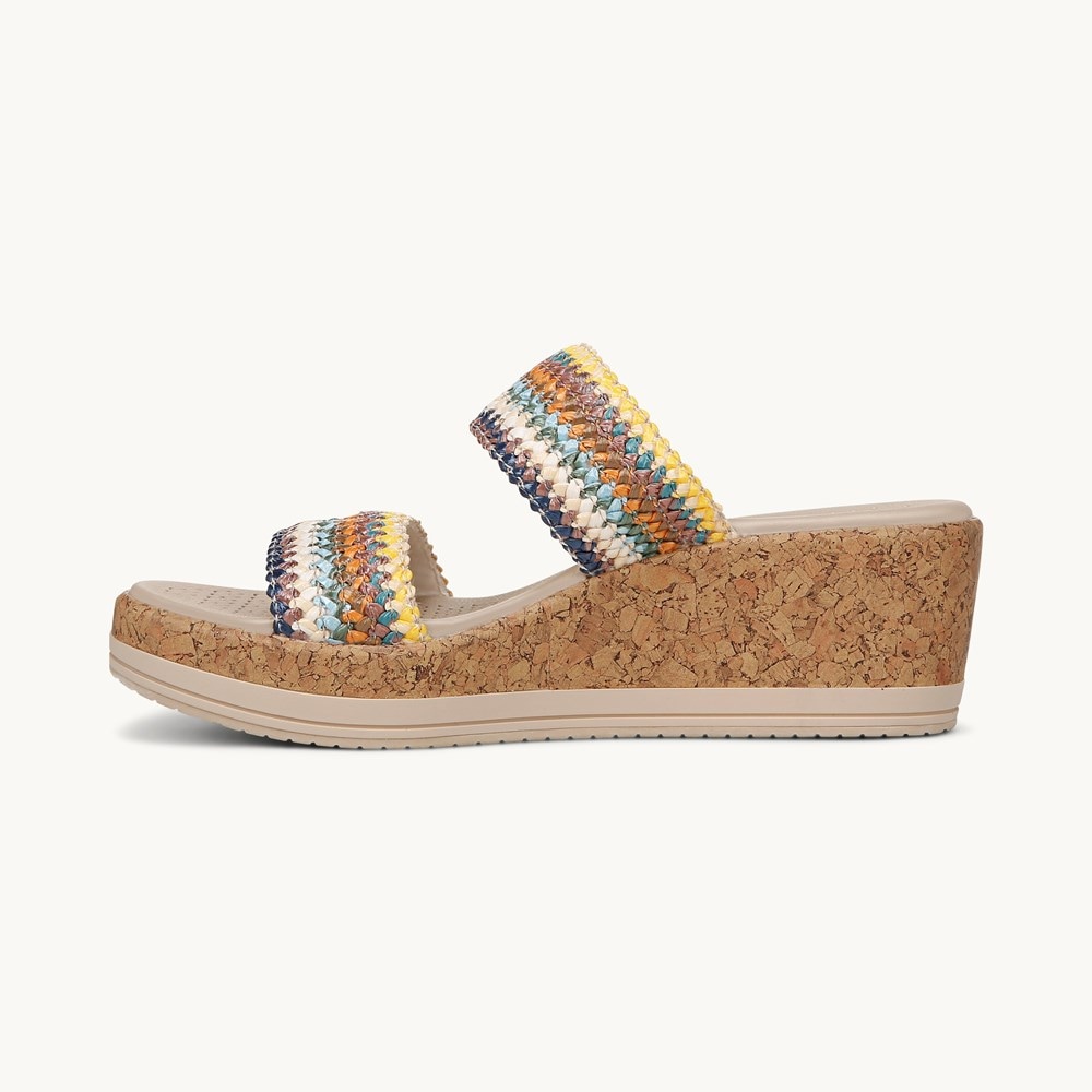 LifeStride Resort Wedge Sandal - Multi Fabric