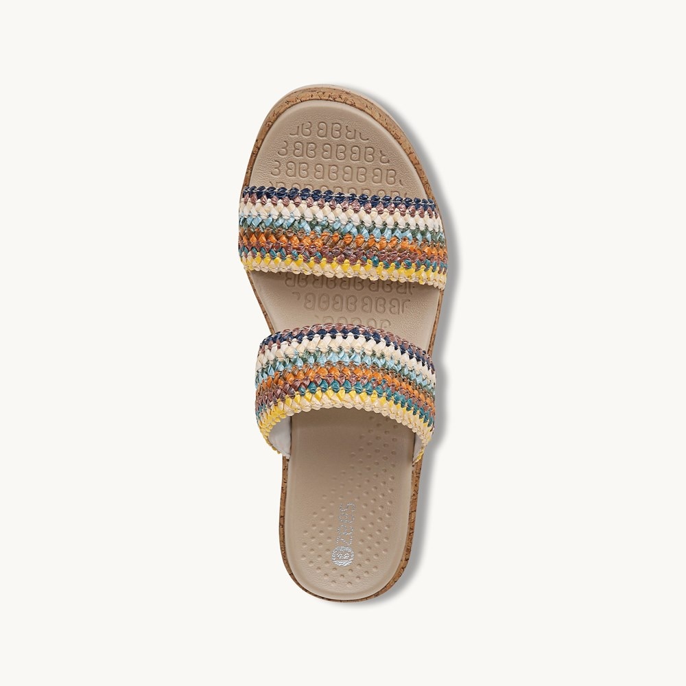 LifeStride Resort Wedge Sandal - Multi Fabric