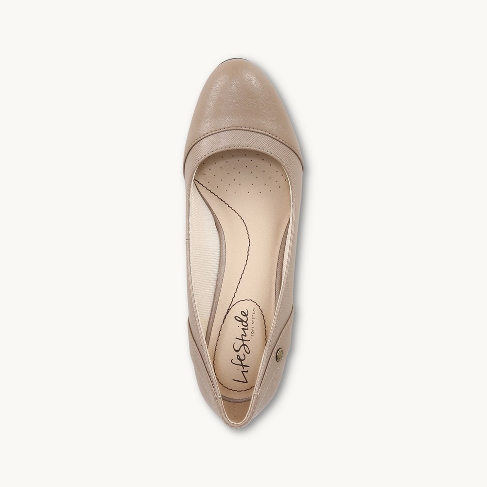 LifeStride Dreams Wedge - Stone