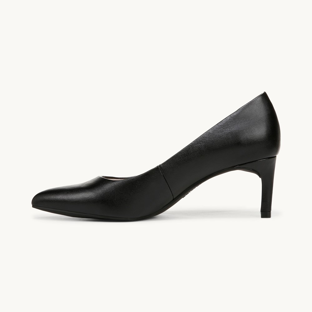 LifeStride Alexis Pump - Black Faux Leather