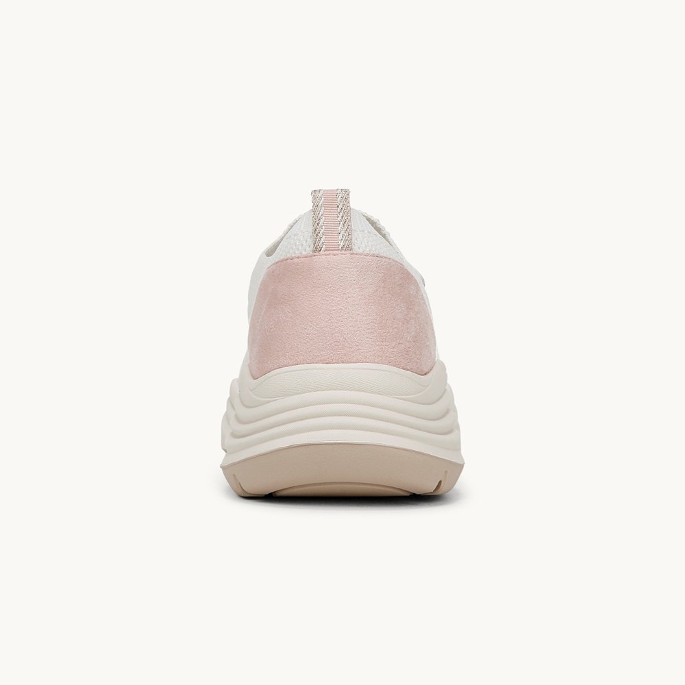 LifeStride Impact Sneaker - White Knit Fabric