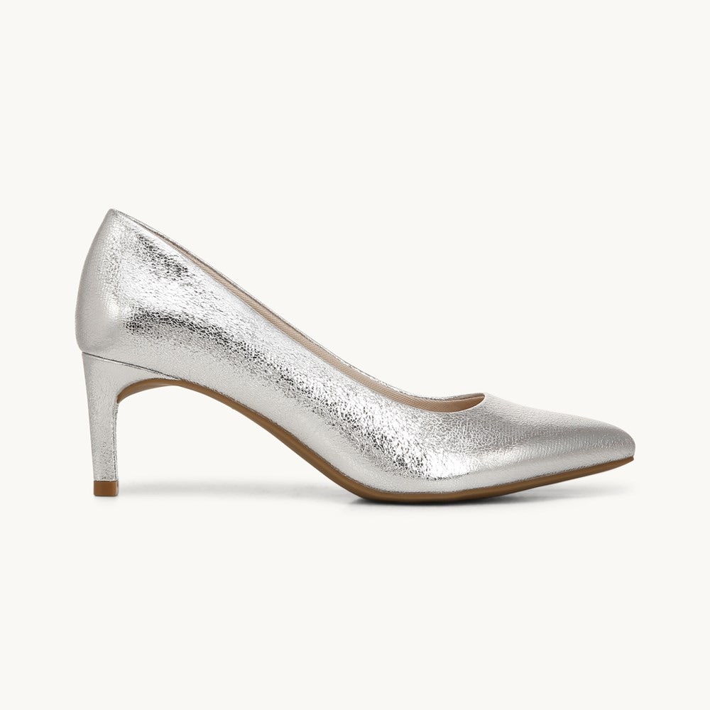 LifeStride Alexis Pump - Silver Faux Leather