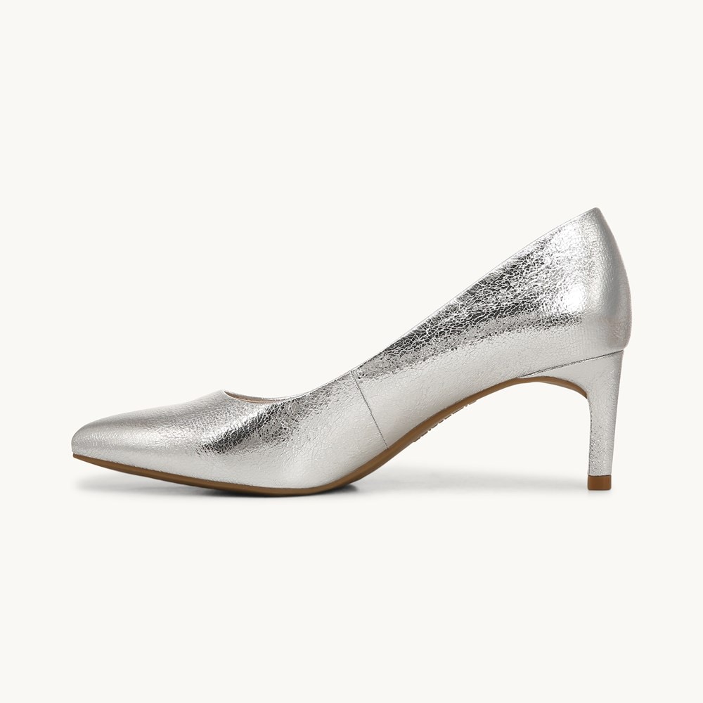 LifeStride Alexis Pump - Silver Faux Leather