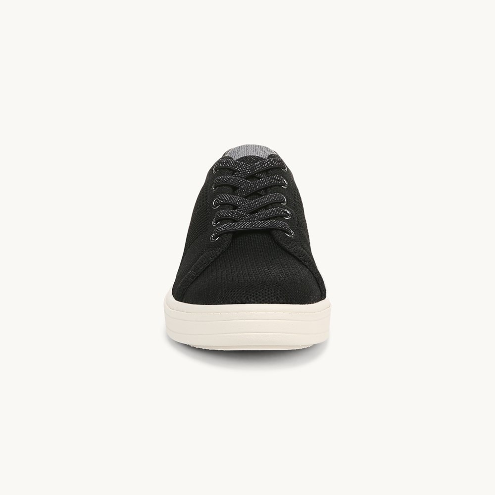 LifeStride VIP Sneaker - Black Knit Fabric
