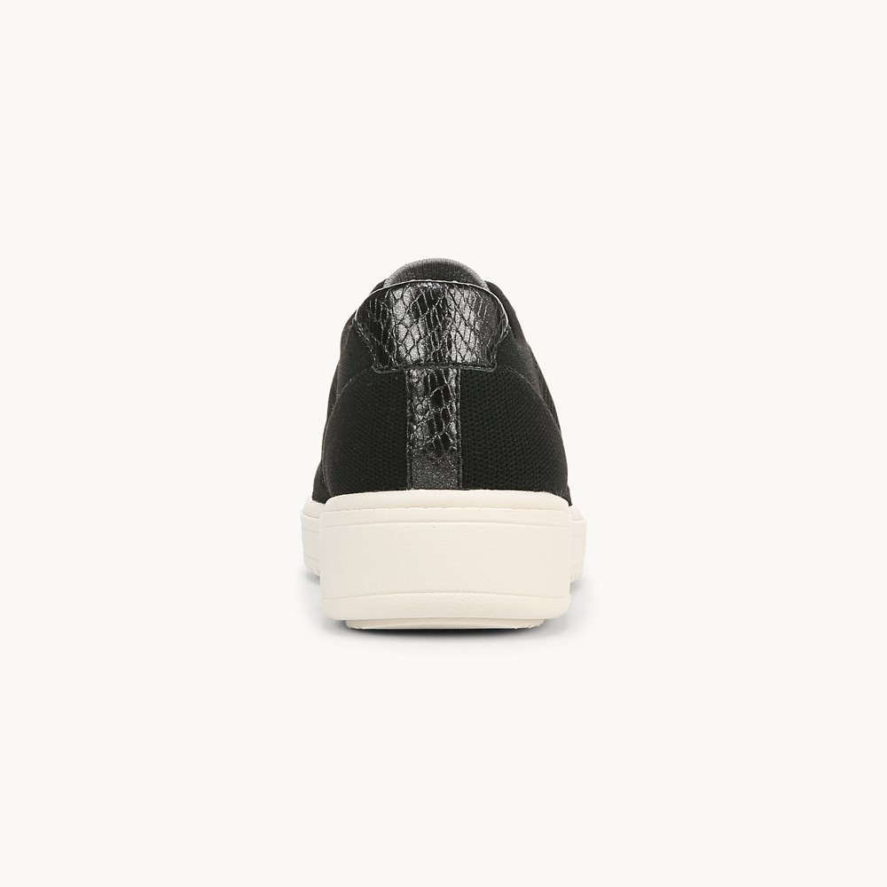 LifeStride VIP Sneaker - Black Knit Fabric