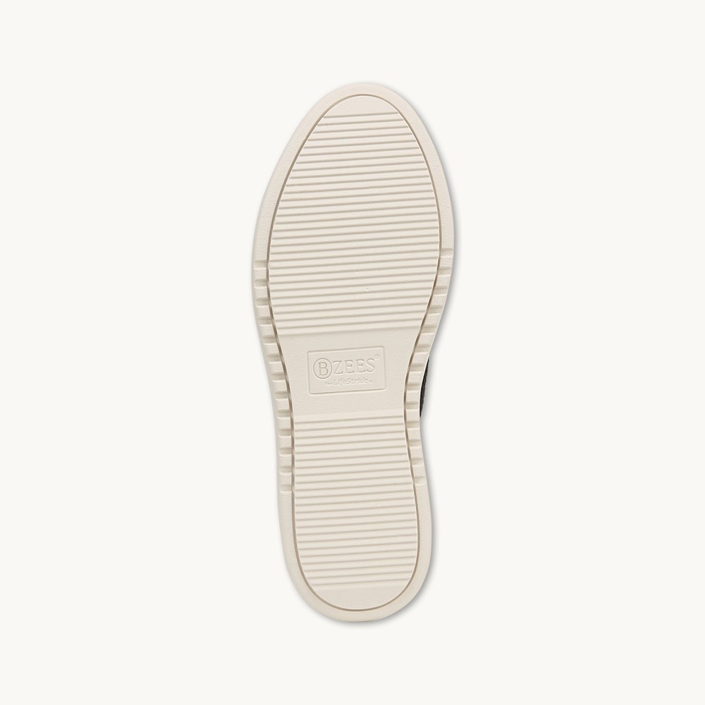 LifeStride VIP Sneaker - Black Knit Fabric