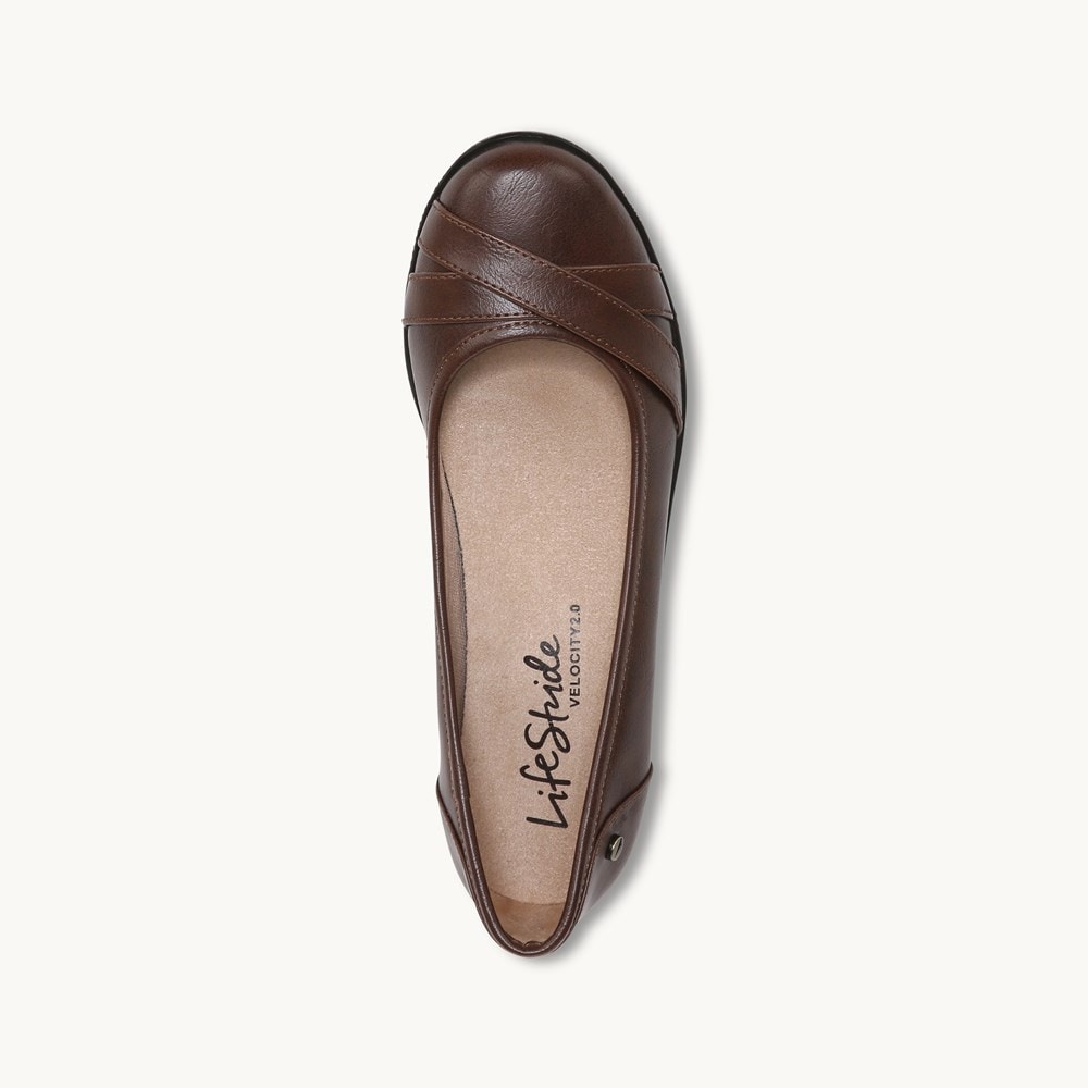LifeStride I-Loyal Flat - Dark Tan