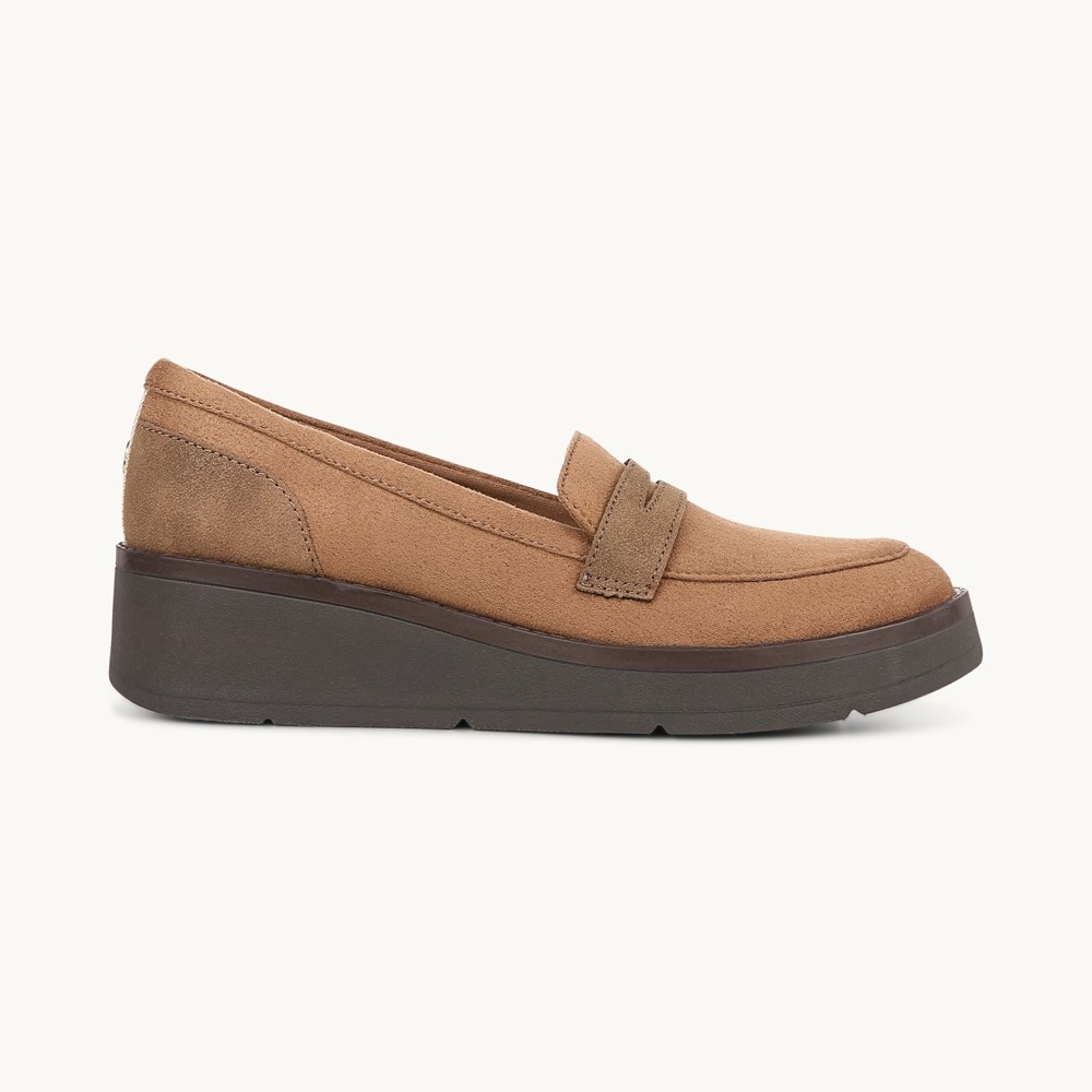 LifeStride Fast Track Loafer - Brown Fabric