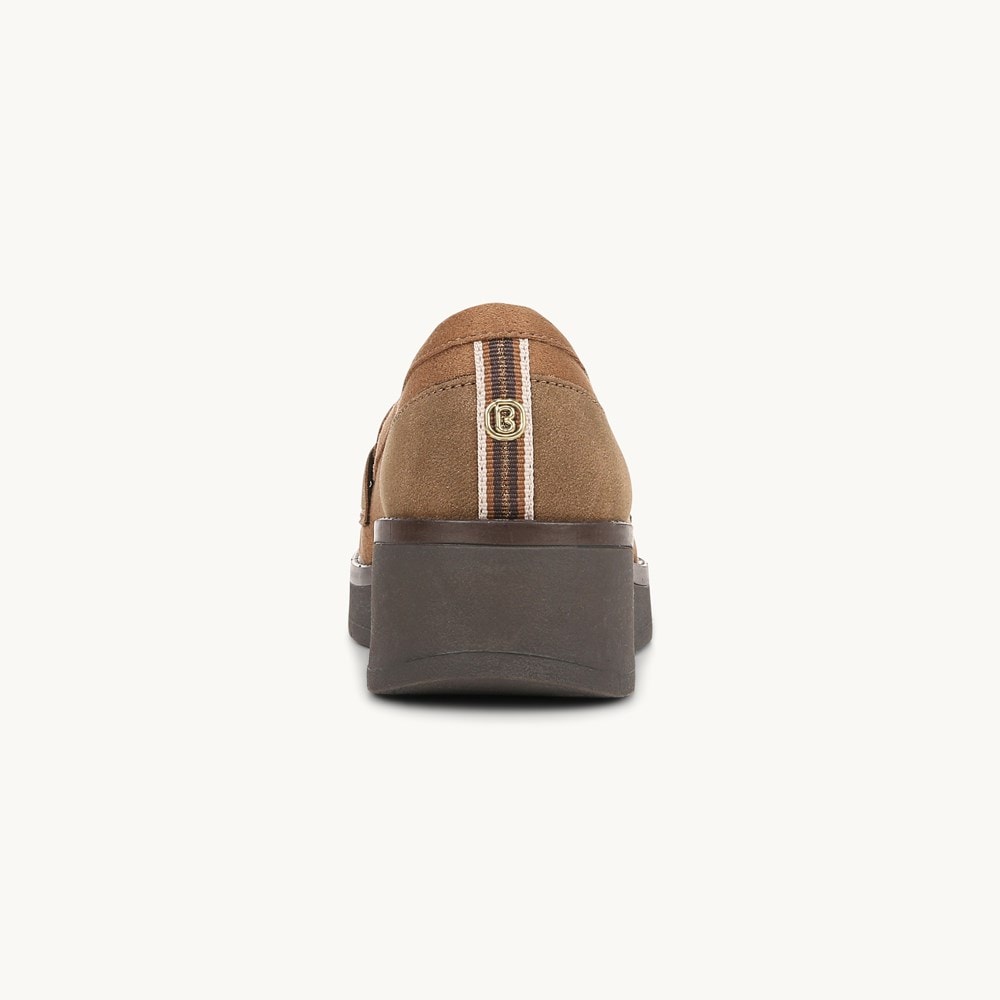 LifeStride Fast Track Loafer - Brown Fabric