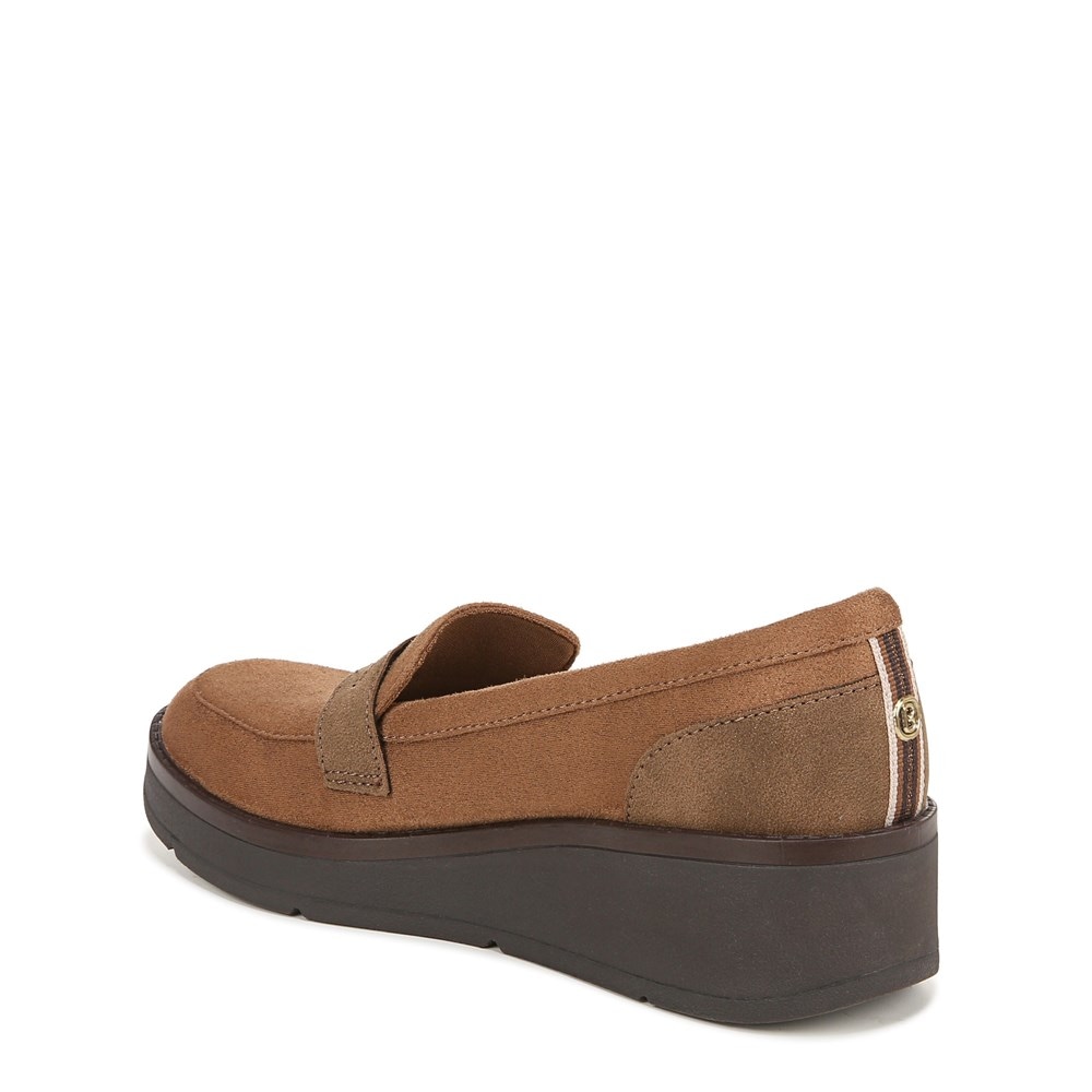 LifeStride Fast Track Loafer - Brown Fabric