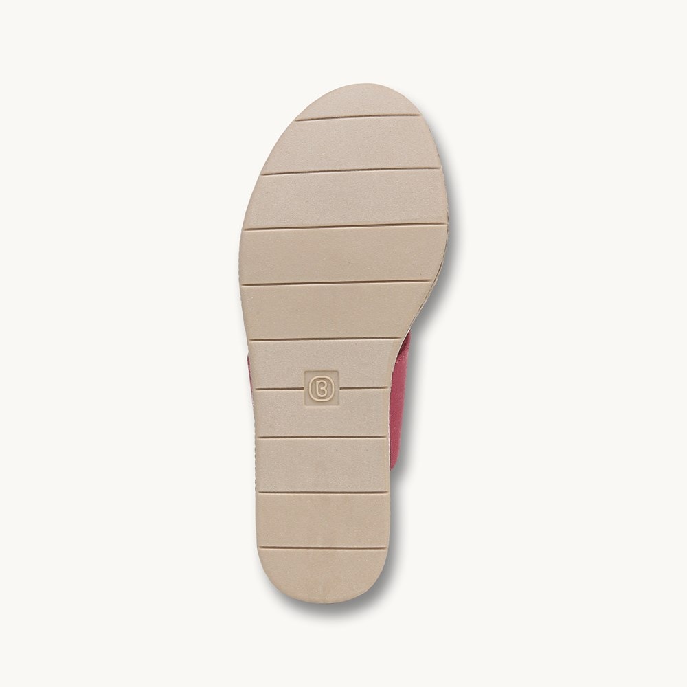 LifeStride Bloom Wedge Sandal - Dusty Rose Denim Fabric